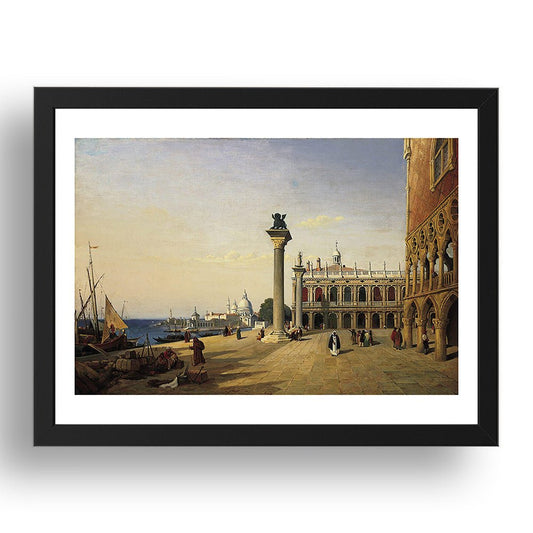 John Martin - Destruction Sodom And Gomorrah [1852], vintage art, A3 (16x12") Poster Print