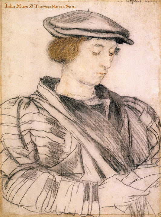 John More, vintage artwork by Hans Holbein the Younger, A3 (16x12") Poster Print