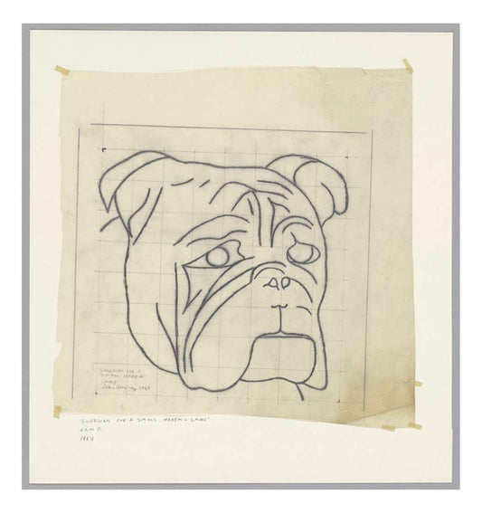 John Wesley - Guardian for a Small Harem - Lamp, 16x12" (A3) Poster Print