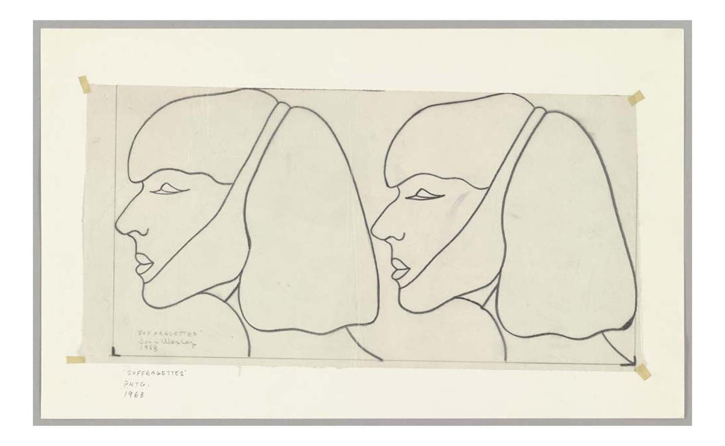 John Wesley - Suffragattes, 16x12" (A3) Poster Print