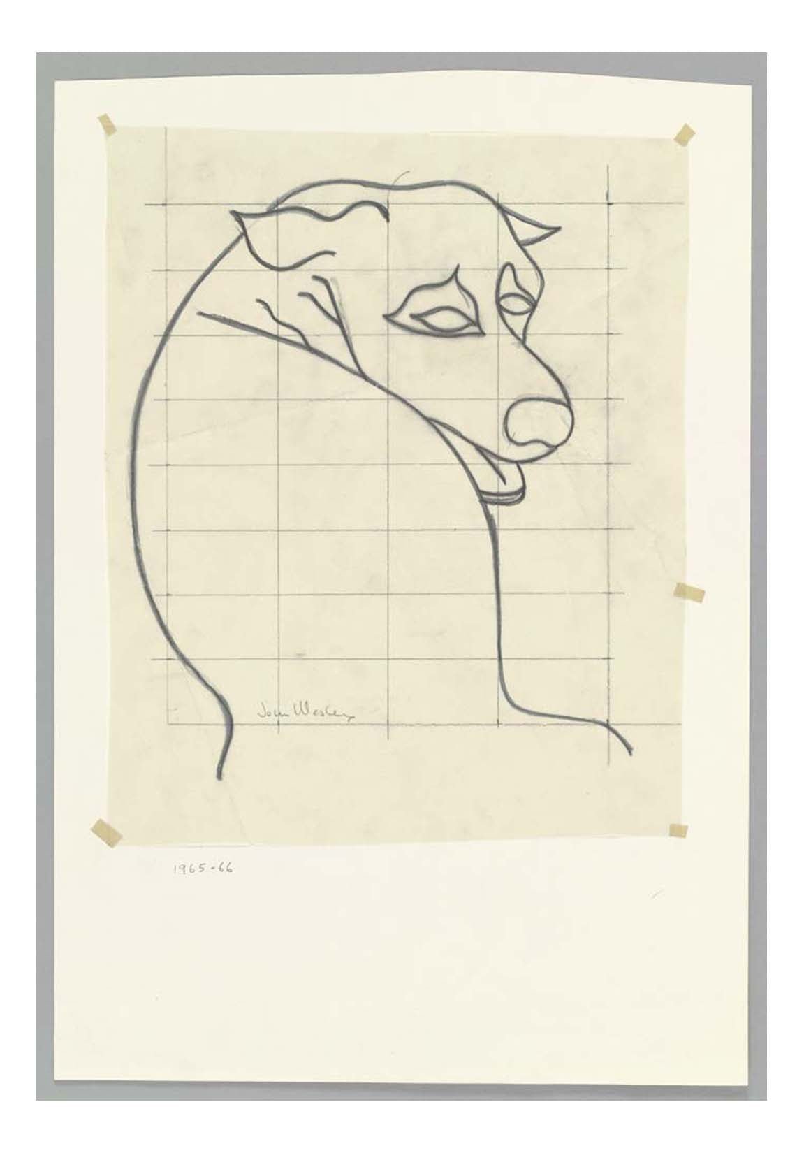 John Wesley - Untitled, 16x12" (A3) Poster Print