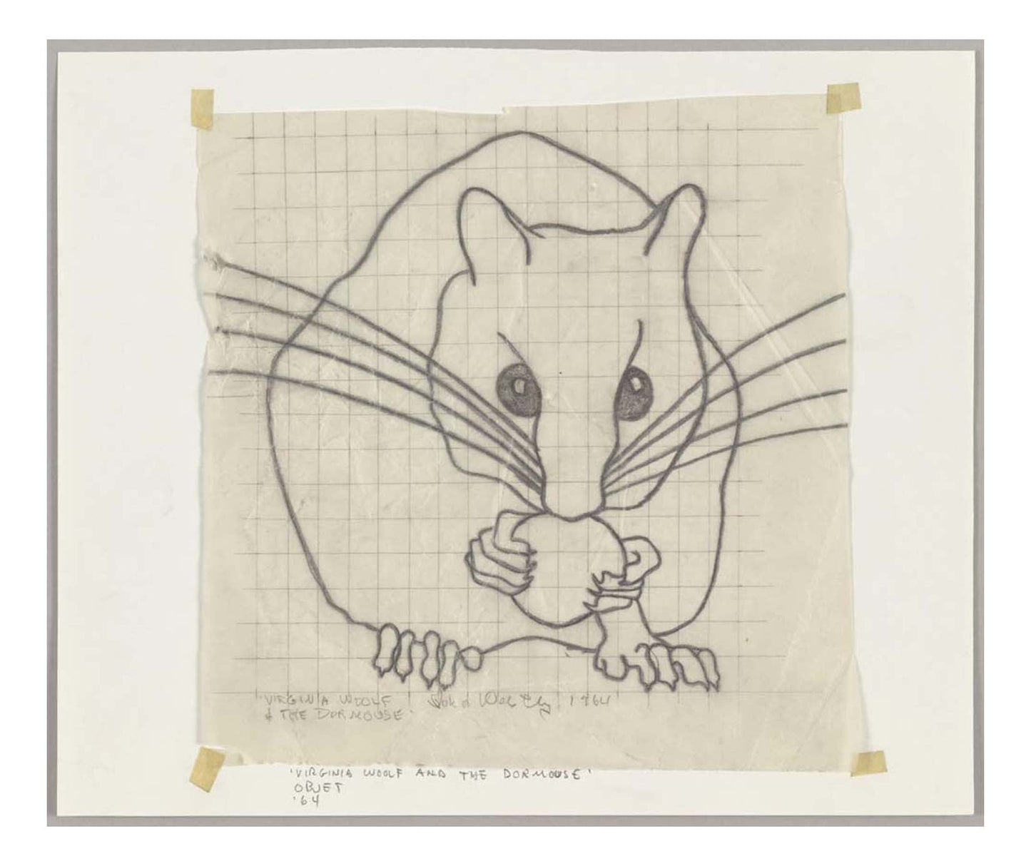 John Wesley - Virginia Woolf and the Dormouse, 16x12" (A3) Poster Print