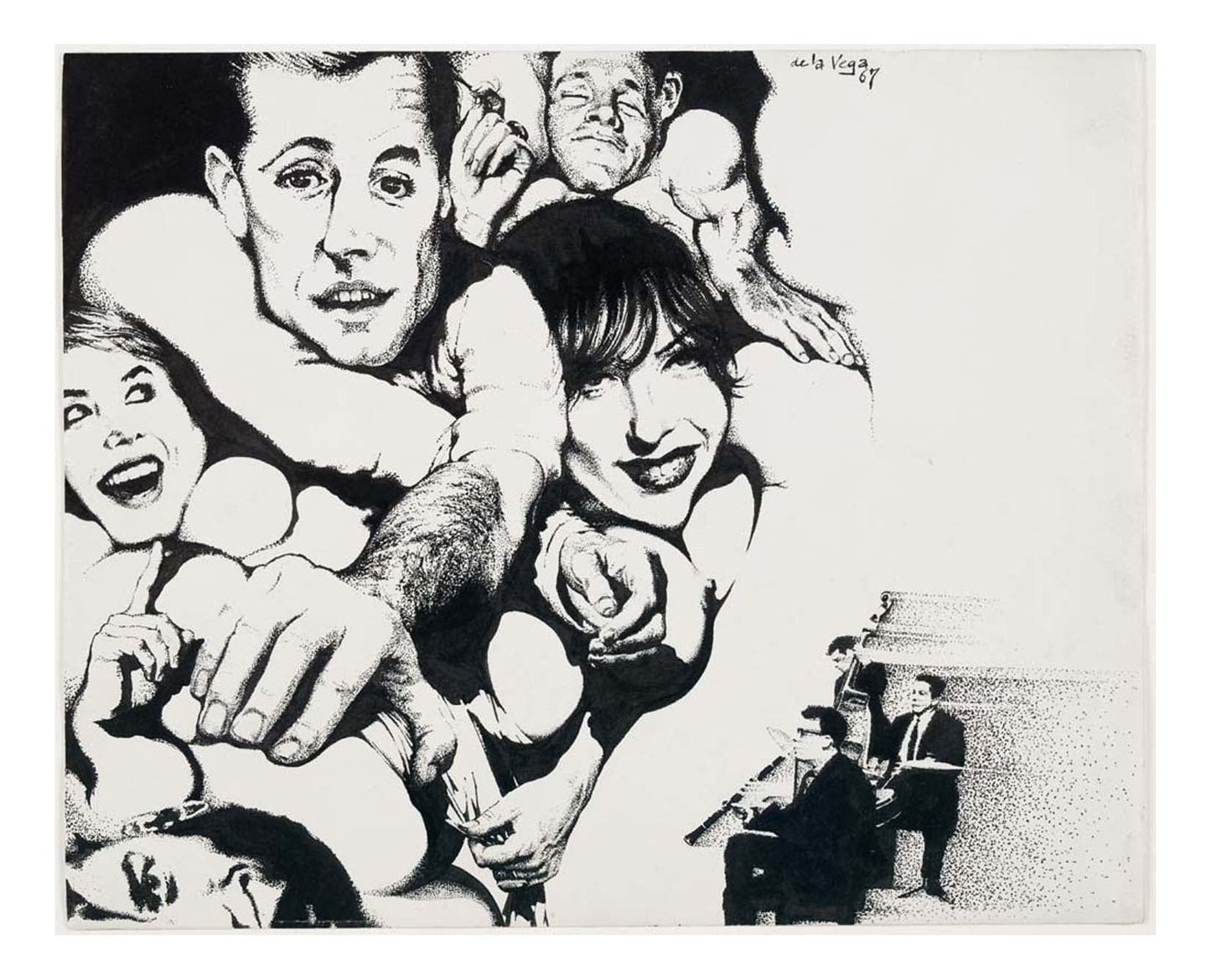 Jorge de la Vega - Parenthesis, 16x12" (A3) Poster Print