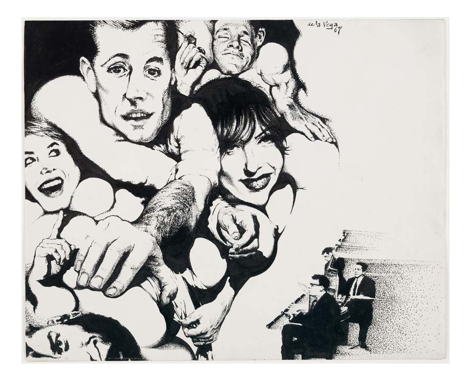 Jorge de la Vega - Parenthesis, 16x12" (A3) Poster Print