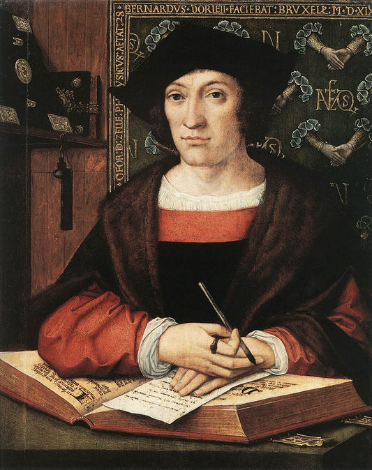 Joris van Zelle, vintage artwork by Bernaert van Orley, A3 (16x12") Poster Print