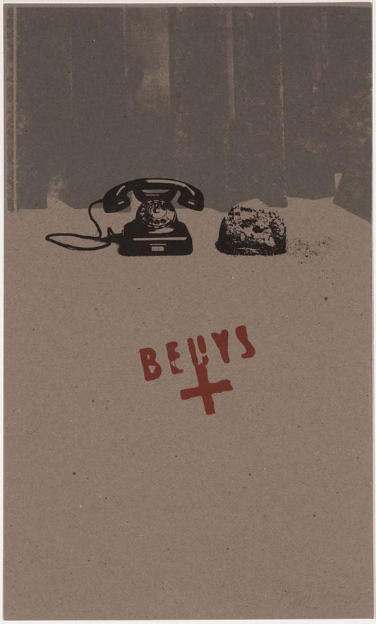 Joseph Beuys - Earth Telephone, vintage art, A3 (16x12")  Poster Print 