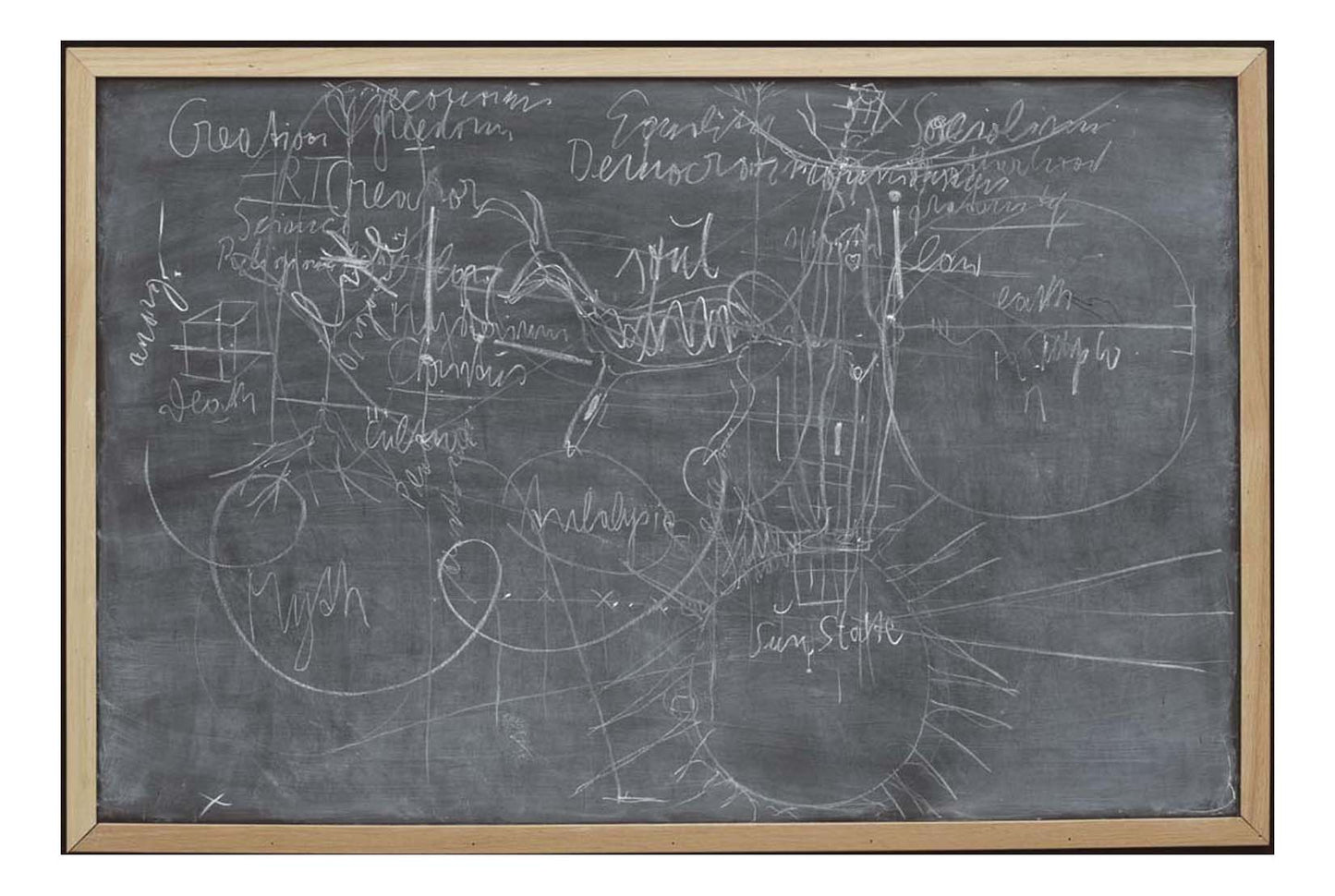 Joseph Beuys - Untitled (2), 16x12" (A3) Poster Print