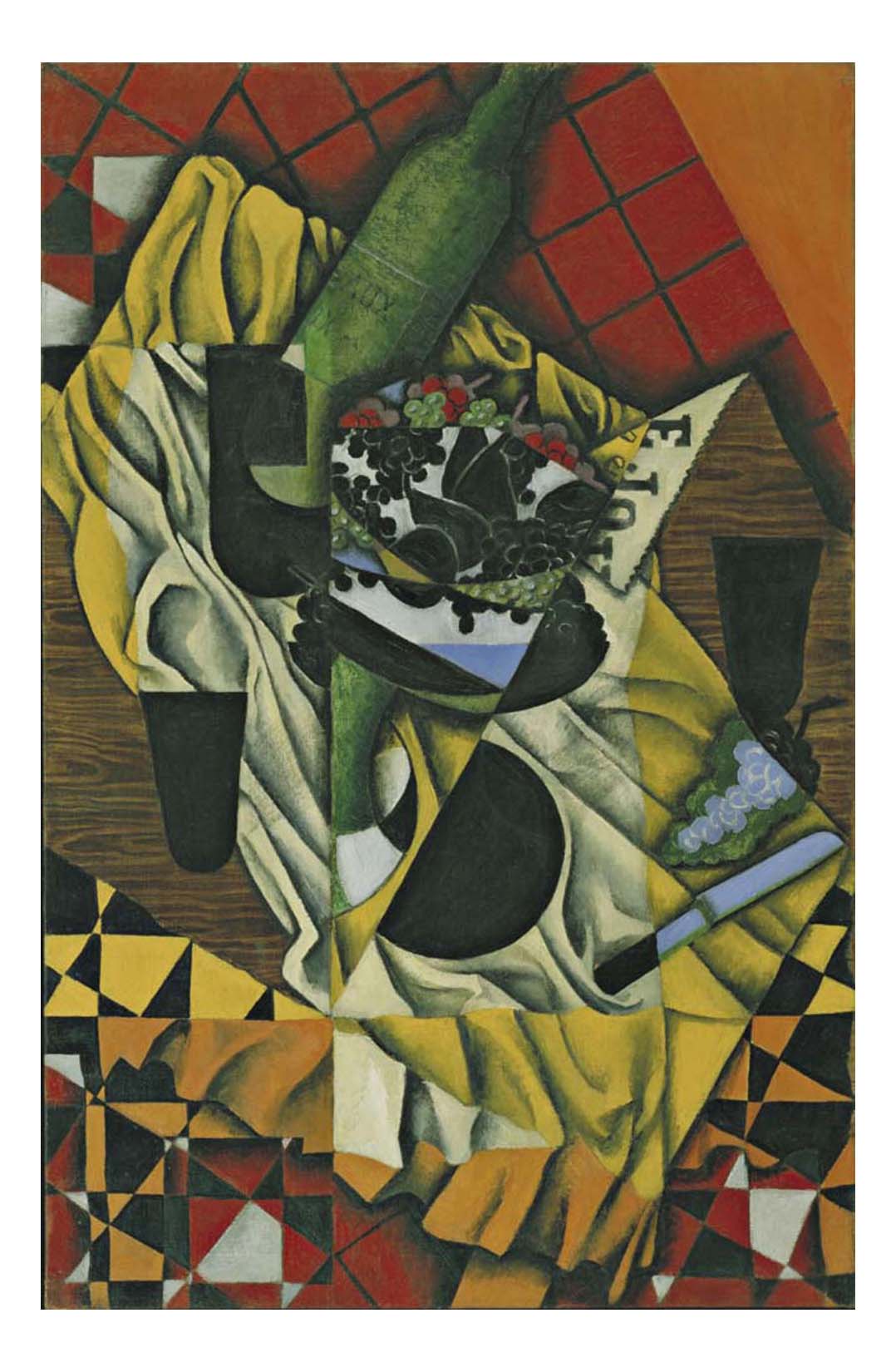 Juan Gris - Grapes, 16x12" (A3) Poster Print