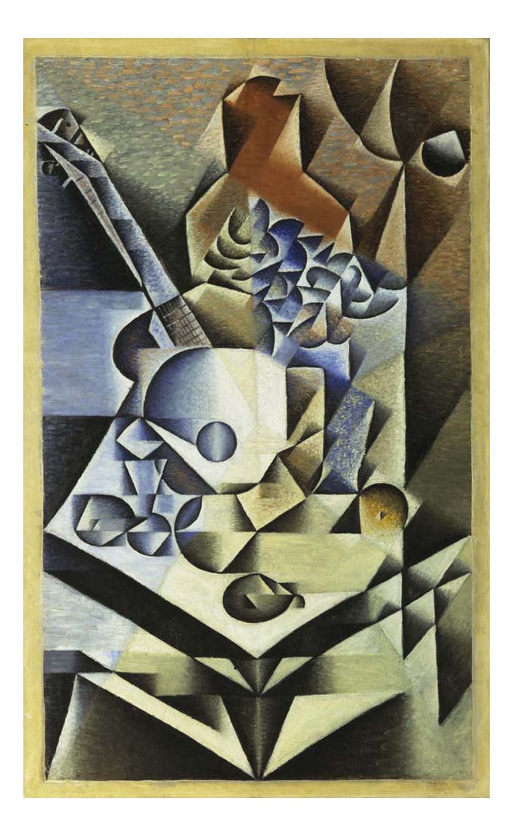 Juan Gris - Still Life with Flowers, 16x12" (A3) Poster Print