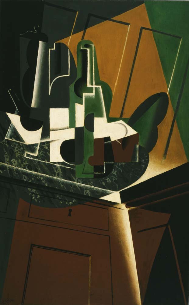 Juan Gris - The Sideboard, vintage art, A3 (16x12")  Poster Print 