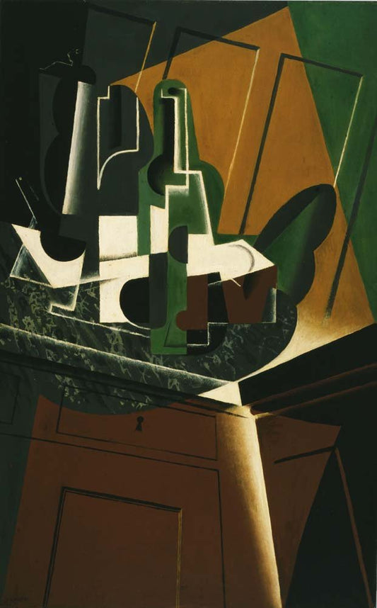 Juan Gris - The Sideboard, vintage art, A3 (16x12")  Poster Print 