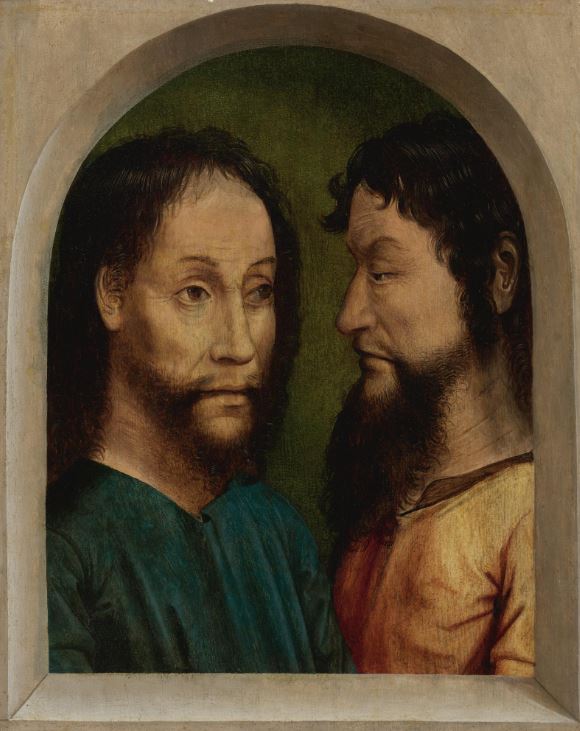 Judas and Christ, vintage artwork by Flemish School 16th Century Unknown, A3 (16x12") Poster Print
