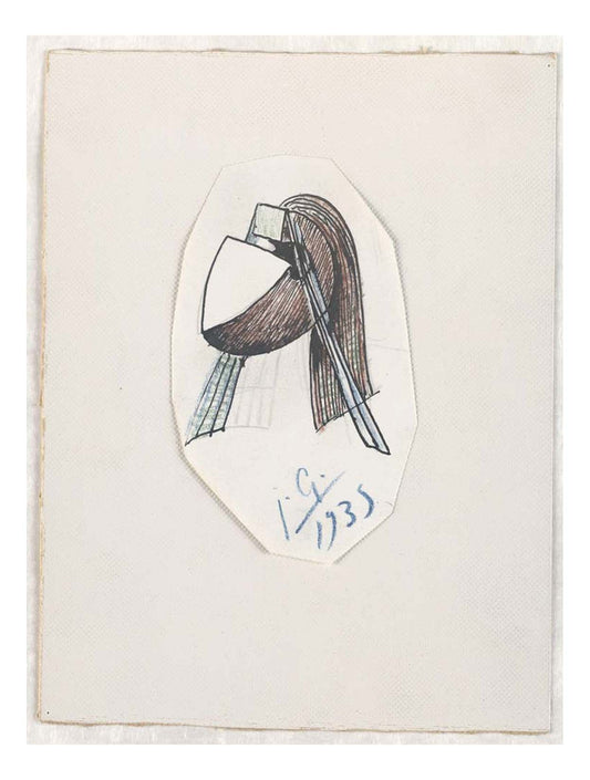 Julio Gonzalez - Study for Cagoulard, 16x12" (A3) Poster Print