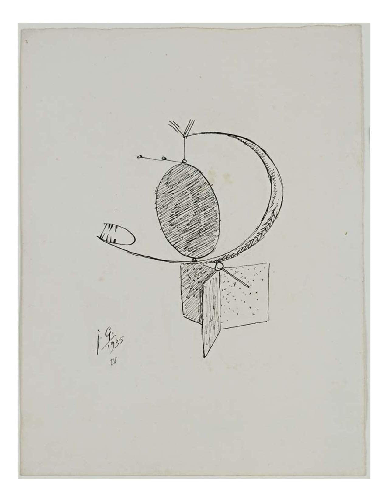 Julio Gonzalez - Study for Head (3), 16x12" (A3) Poster Print