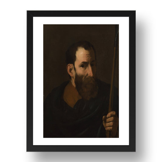 Jusepe de Ribera: An Apostle, Poster in 17x13"(A3) Frame