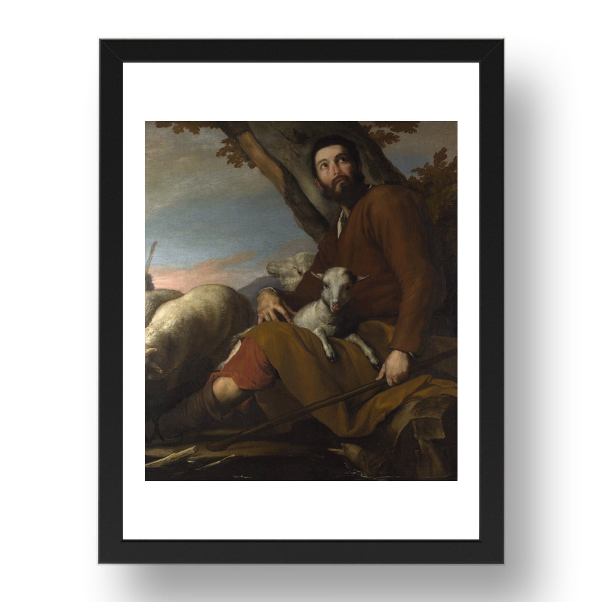 Jusepe de Ribera: Jacob with the Flock of Laban, Poster in 17x13"(A3) Frame