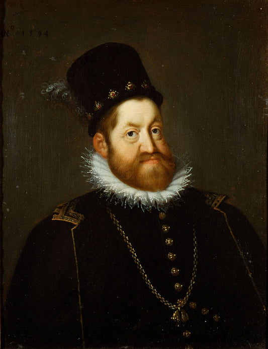 Kaiser Rudolf II. (1552-1612), vintage artwork by Joseph Heintz the Elder, A3 (16x12") Poster Print
