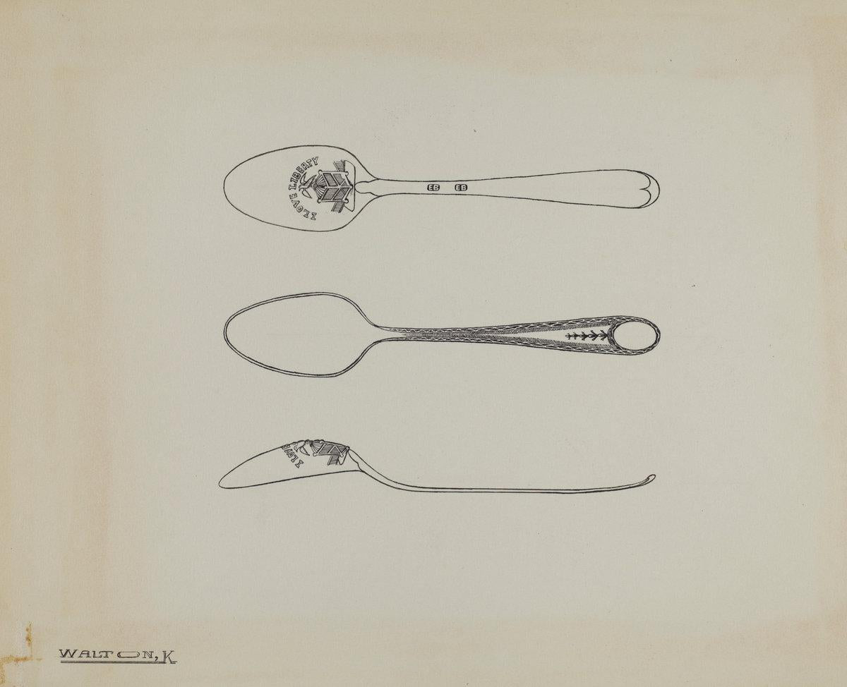 Kalamian Walton:Silver Teaspoon,16x12"(A3) Poster