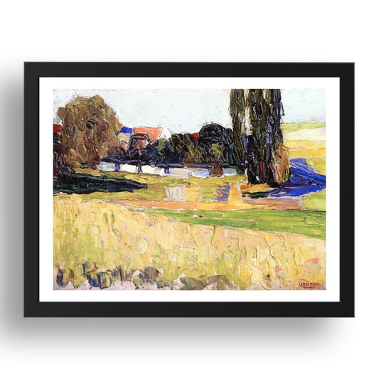 Kallmunz Sunset 1903 by Wassily Kandinsky, 17x13" Frame