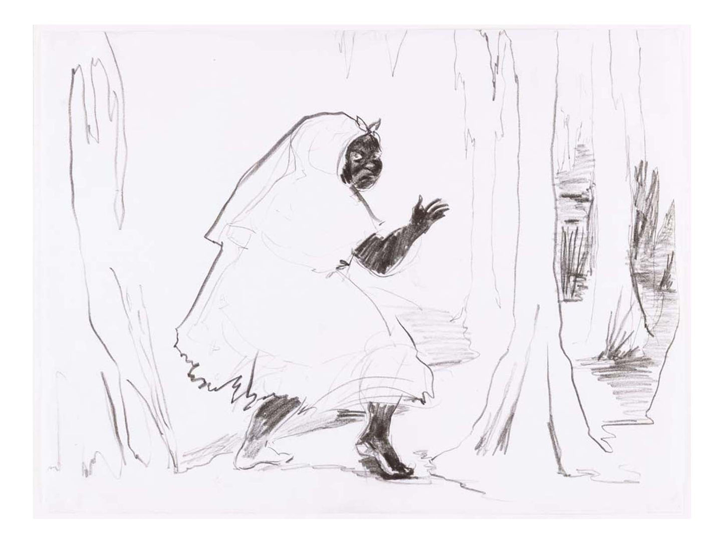 Kara Walker - Untitled (2), 16x12" (A3) Poster Print