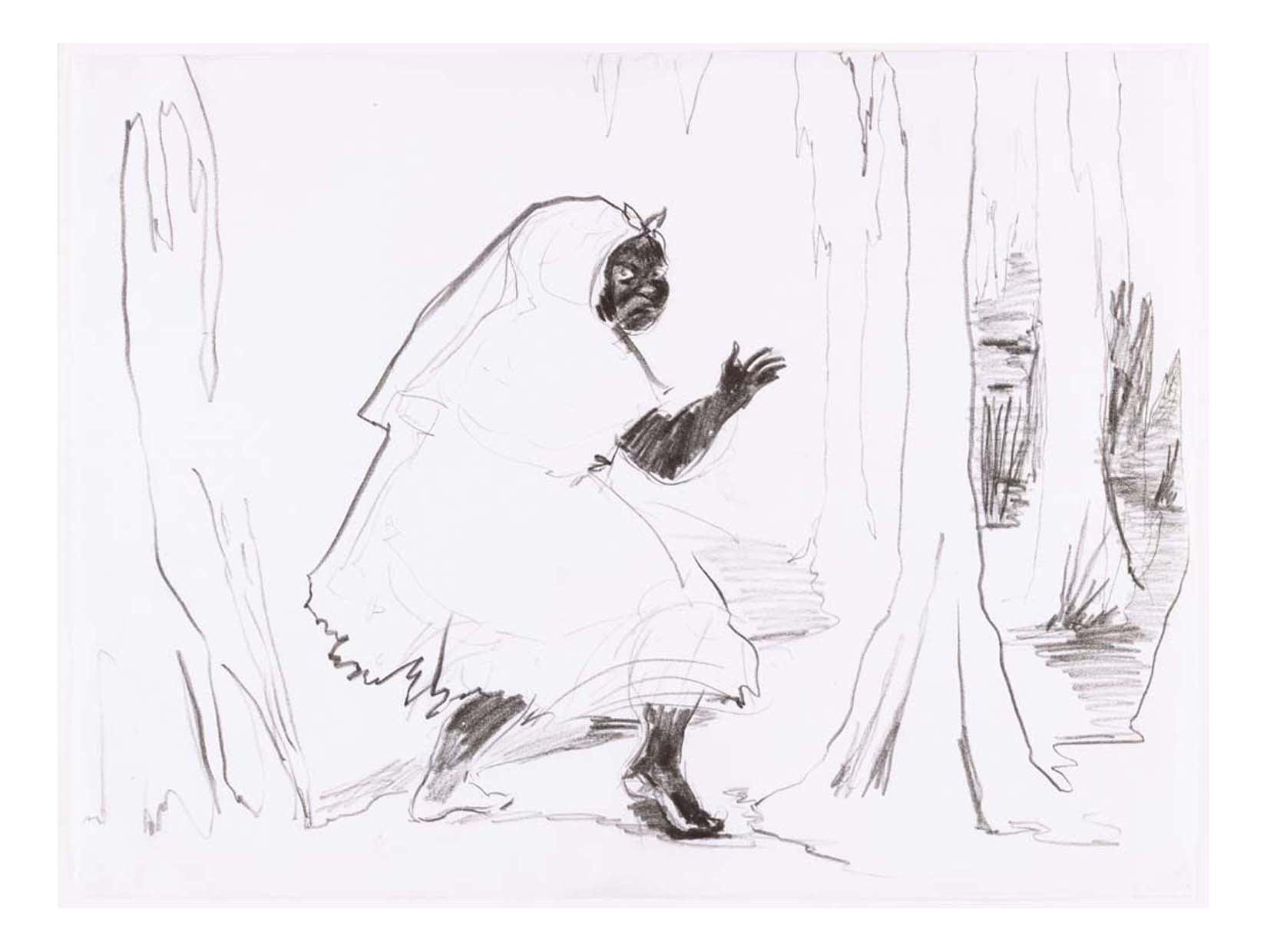 Kara Walker - Untitled (2), 16x12" (A3) Poster Print