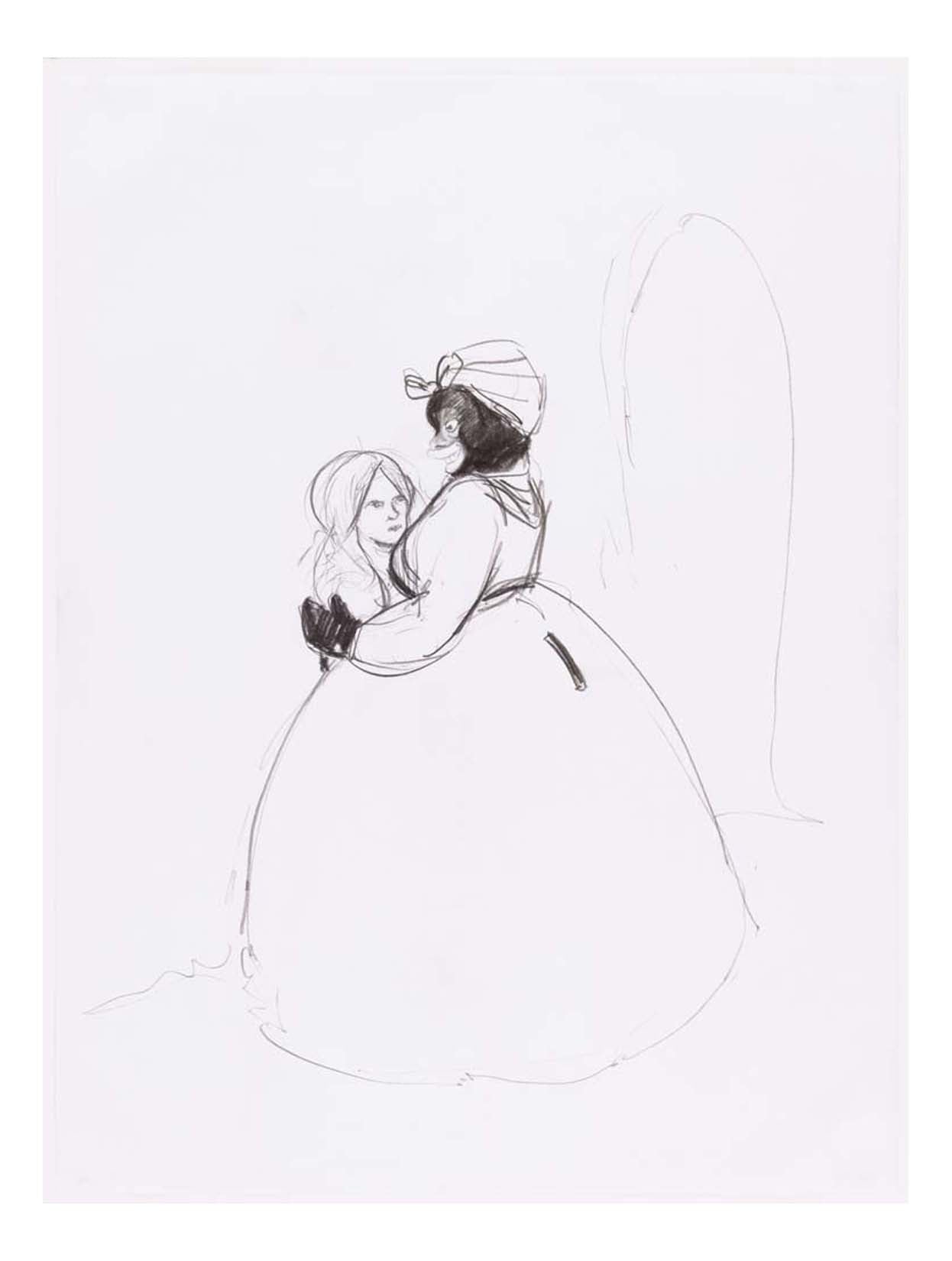 Kara Walker - Untitled (7), 16x12" (A3) Poster Print