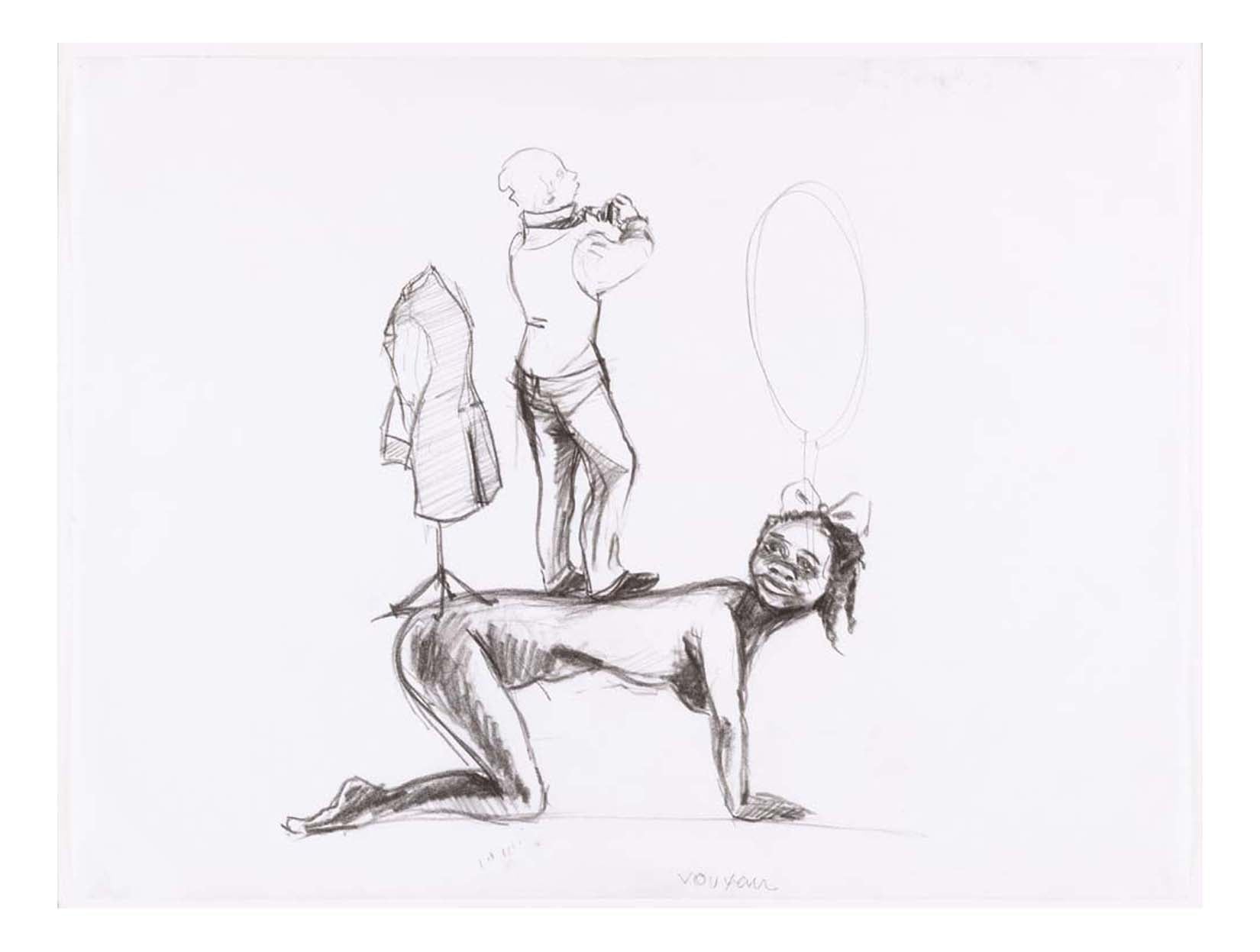 Kara Walker - Untitled (8), 16x12" (A3) Poster Print