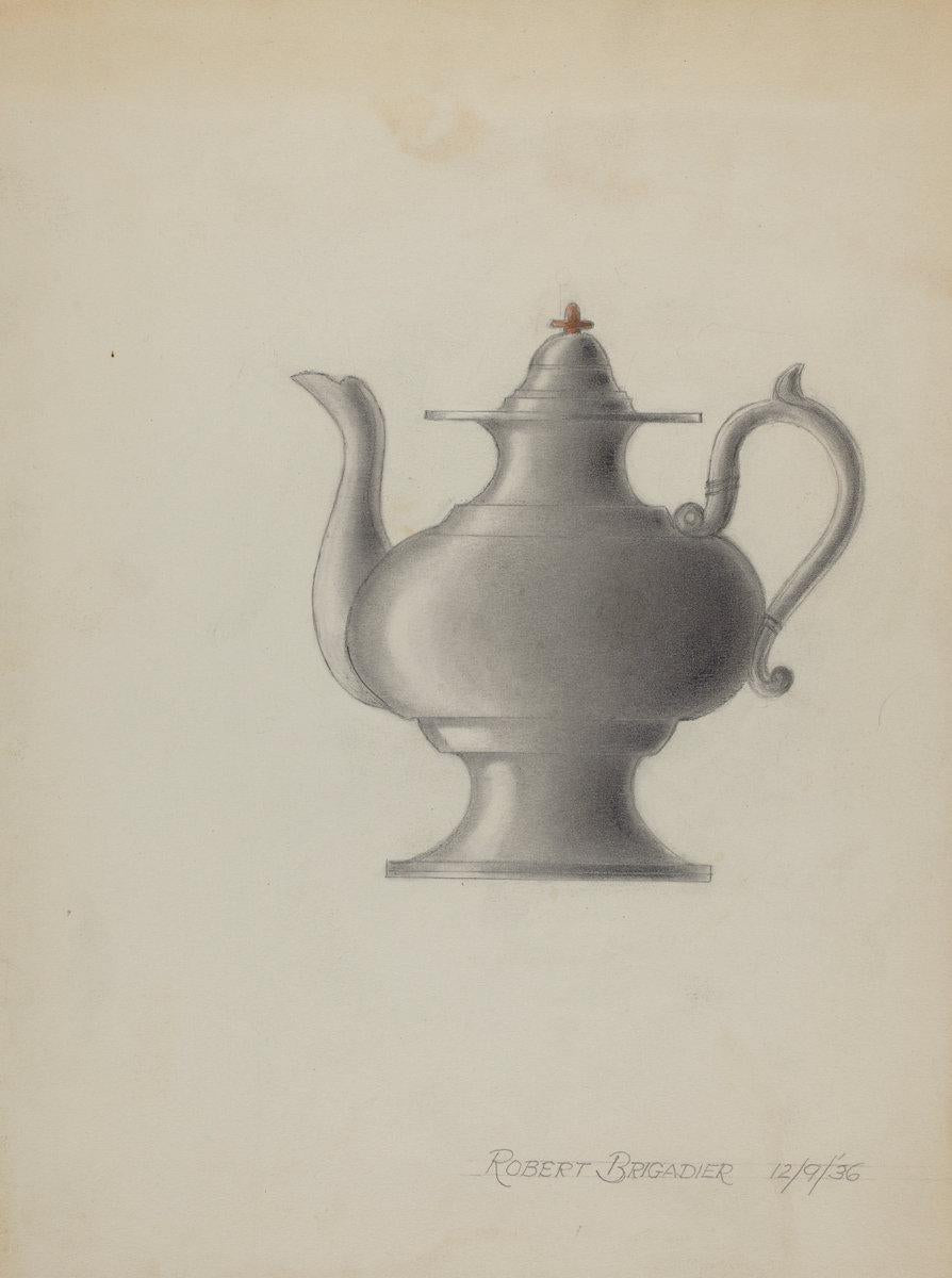 Karl Joubert:Pewter Teapot,16x12"(A3) Poster