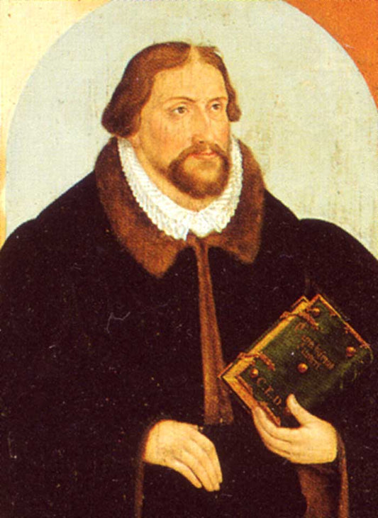 Kaspar Eberhard, vintage artwork by Lucas Cranach the Younger, A3 (16x12") Poster Print