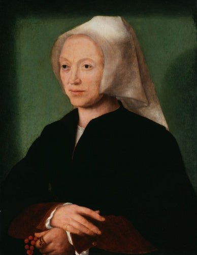 Katijne van Mispelteeren, the Artist's Wife, vintage artwork by Joos van Cleve, A3 (16x12") Poster Print