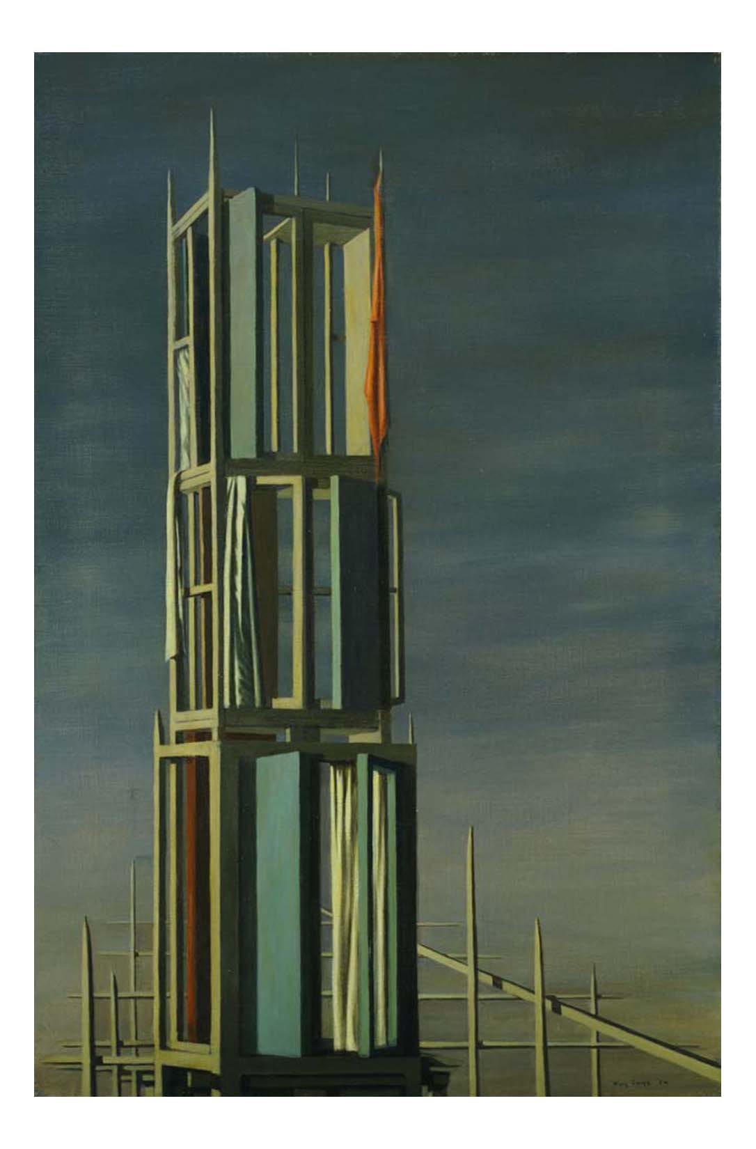 Kay Sage - Hyphen, 16x12" (A3) Poster Print