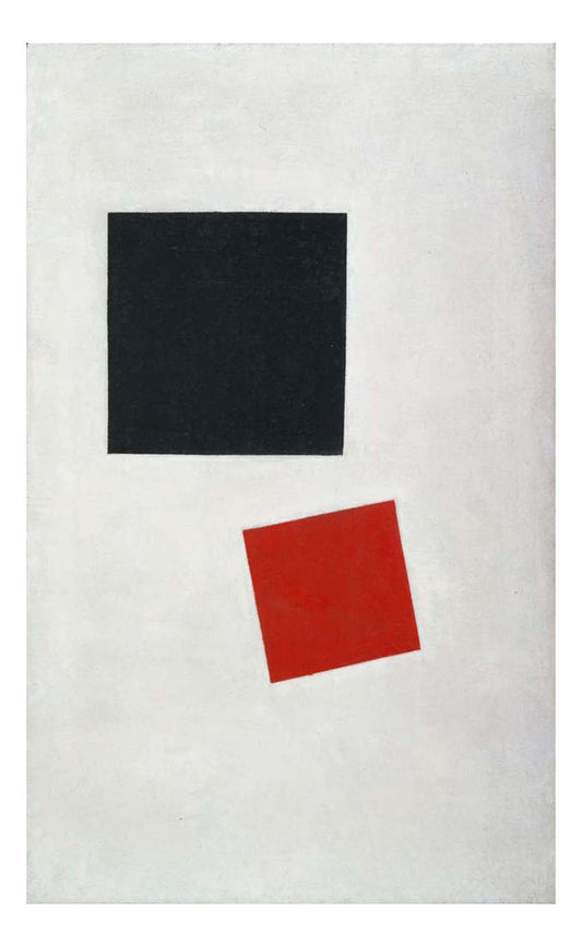 Kazimir Malevich - Painterly Realism. Boy with Knapsack - Color Masses in the Fourth Dimension, 16x12" (A3) Poster Print