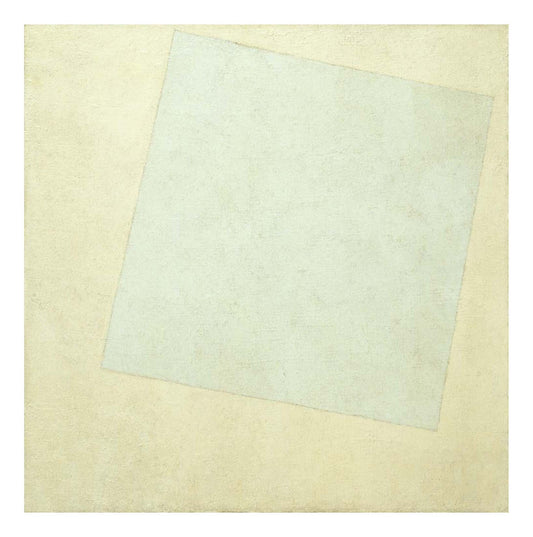 Kazimir Malevich - Suprematist Composition White on White, 16x12" (A3) Poster Print