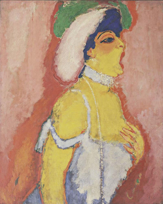 Kees van Dongen - Modjesko, Soprano Singer, vintage art, modern poster print
