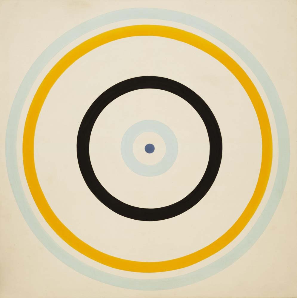 Kenneth Noland - Turnsole, vintage art, A3 (16x12")  Poster Print 