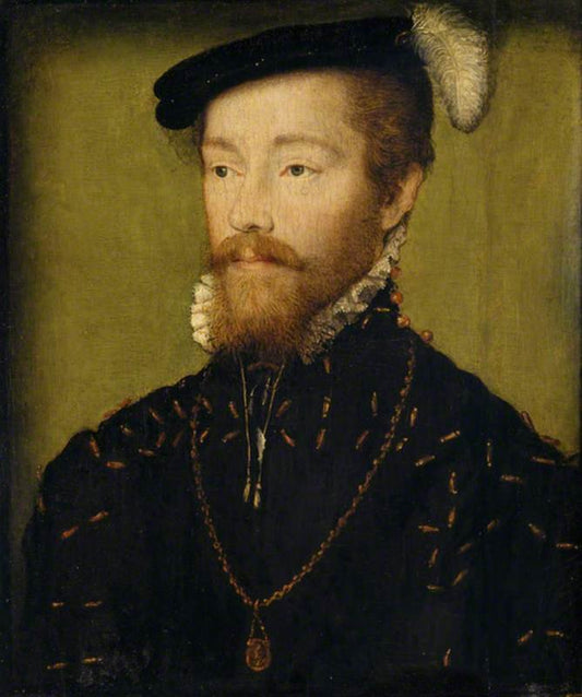 King James V KIng of Scotland (1512-1542), vintage artwork by Claude Corneille de Lyon, A3 (16x12") Poster Print