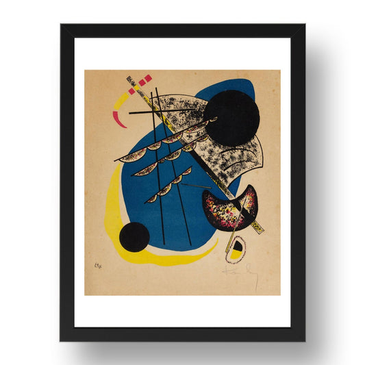 Kleine Welten II by Wassily Kandinsky, 17x13" Frame