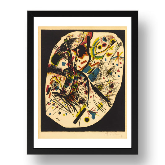 KLEINE WELTEN III (ROETHEL 166) by Wassily Kandinsky, 17x13" Frame