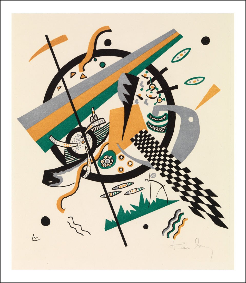 Kleine Welten IV, 1922 by Wassily Kandinsky, 23x16"( A2 size ) Poster Print