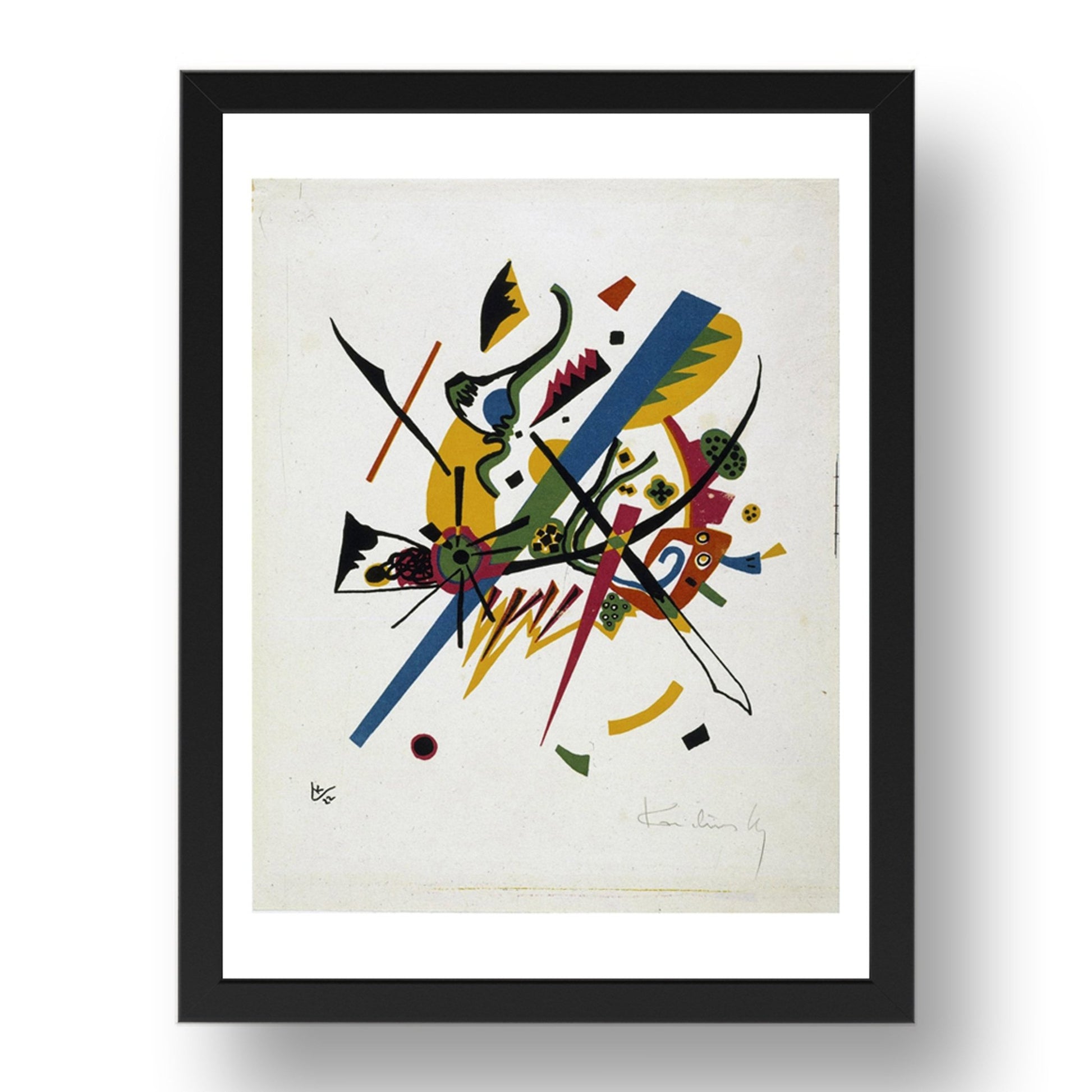kleine welten Small Worlds 1922 by Wassily Kandinsky, 17x13" Frame