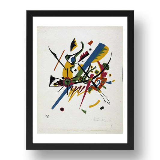 kleine welten Small Worlds 1922 by Wassily Kandinsky, 17x13" Frame