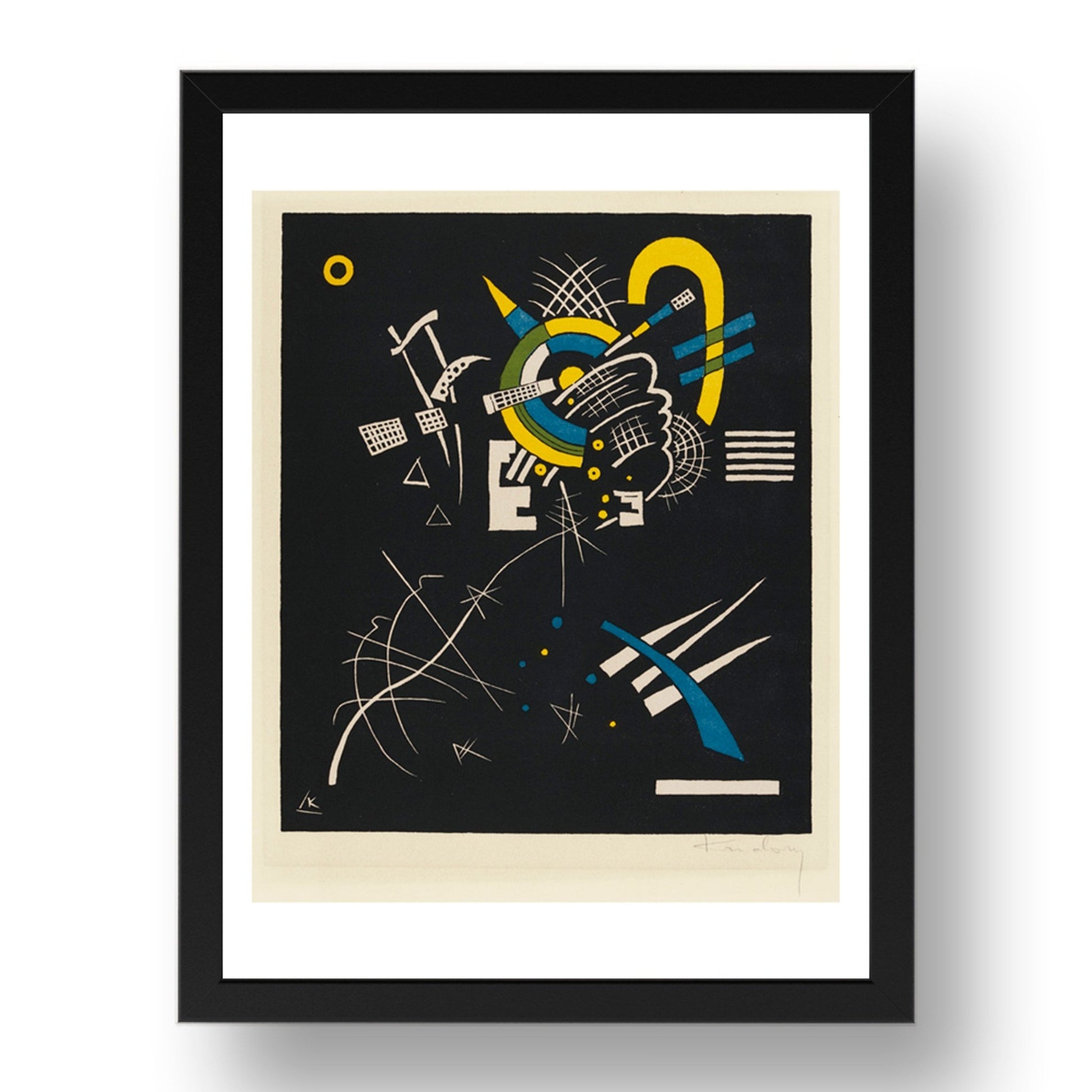 KLEINE WELTEN VII (R. 170) by Wassily Kandinsky, 17x13" Frame
