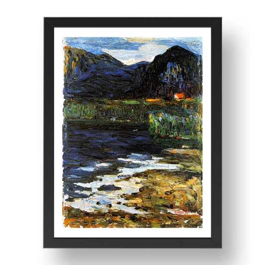 Kochel Schlehdorf 1902 by Wassily Kandinsky, 17x13" Frame