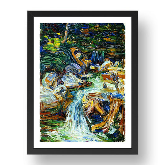 Kochel Waterfall II 1902 by Wassily Kandinsky, 17x13" Frame