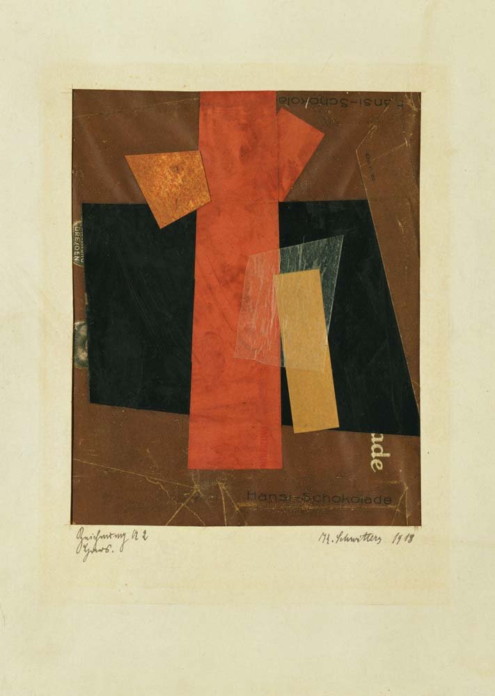 Kurt Schwitters - Drawing A2 Hansi, vintage art, A3 (16x12")  Poster Print 