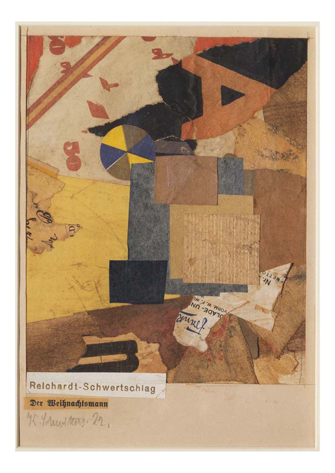 Kurt Schwitters - Santa Claus, 16x12" (A3) Poster Print