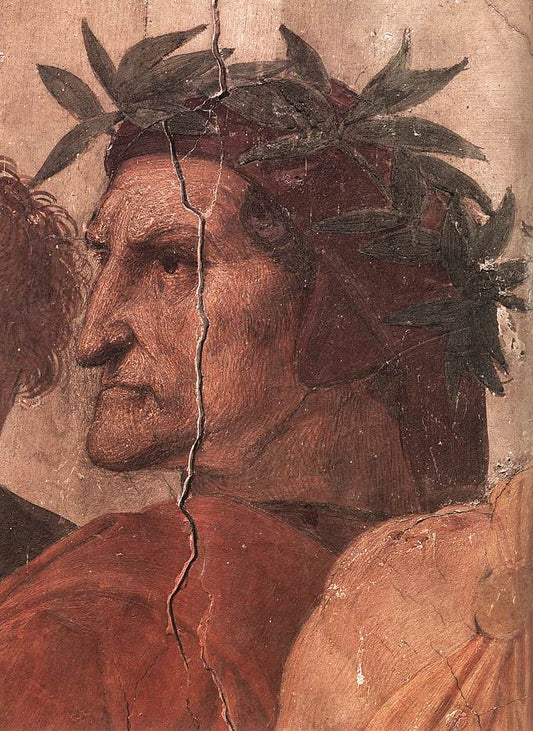 La Disputa (detail 1) (Stanza della Segnatura), vintage artwork by Raphael, A3 (16x12") Poster Print