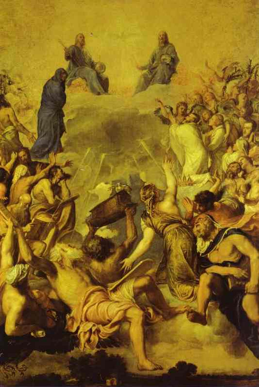 La Gloria, vintage artwork by Titian, A3 (16x12") Poster Print