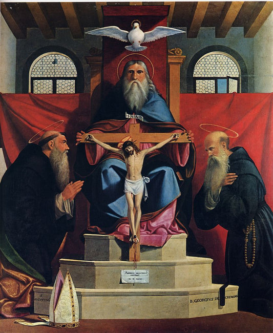 La Trinità, vintage artwork by Andrea Previtali, A3 (16x12") Poster Print