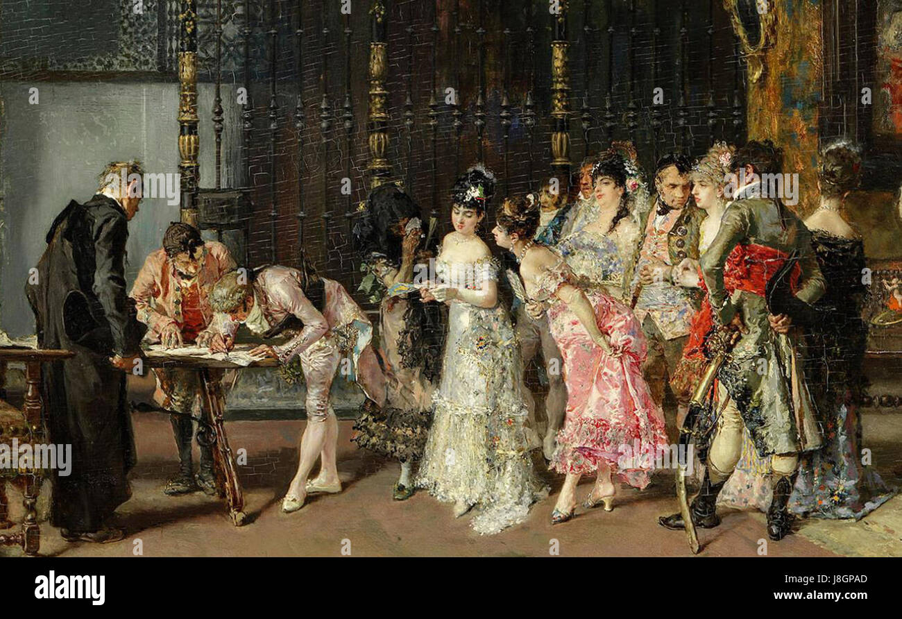 La Vicaria by Mariano Fortuny y Carbo, vintage art, modern poster print